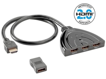 Inakustik Star 4K Switch 31 High Speed | HDMI 2.0 | 18 Gbps
